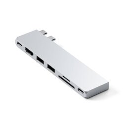 Satechi ST-HUCPHSS station d'accueil USB 3.2 Gen 2 (3.1 Gen 2) Type-C Argent