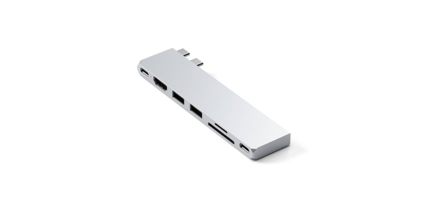 Satechi ST-HUCPHSS station d'accueil USB 3.2 Gen 2 (3.1 Gen 2) Type-C Argent