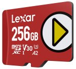 Lexar LMSPLAY256G-BNSNG memoria flash 256 GB MicroSDXC UHS-I Clase 10
