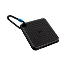 Silicon Power PC60 Portable SSD 1 To USB Type-A vers USB Type-C 3.2 Gen 1 (3.1 Gen 1) Noir
