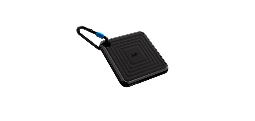 Silicon Power PC60 Portable SSD 1 To USB Type-A vers USB Type-C 3.2 Gen 1 (3.1 Gen 1) Noir