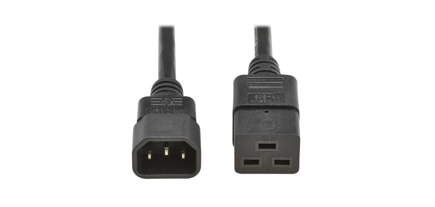 Eaton P047-02M-EU câble électrique Noir 2 m IEC C14 IEC C19