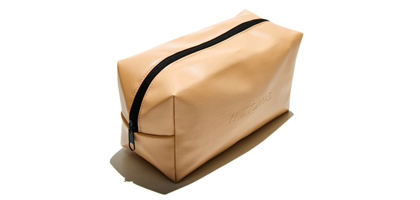 Muitomas BEAUTYCASEPF neceser y maletín neceser Estuche de maquillaje Imitación piel Durazno