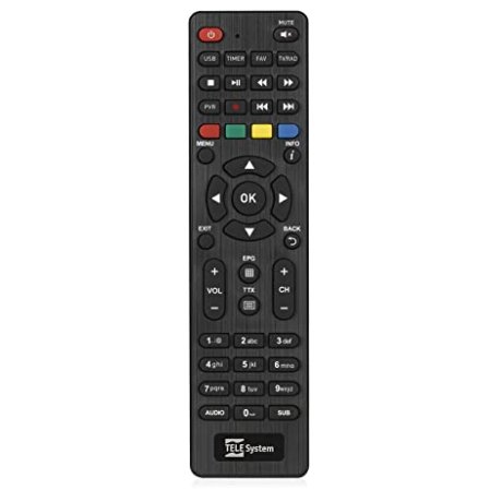 TELE System 58035002 remote control IR Wireless TV Tuner Press buttons