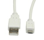 VALUE 11.99.8754 cavo USB USB 2.0 0,8 m USB A Micro-USB B 0,48 Gbit/s Bianco