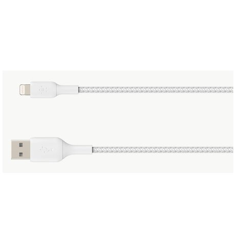 BELKIN Adaptateur Lightning A - Lightning à gaine tressée/ 2M blanc