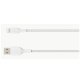 BELKIN Adaptateur Lightning A - Lightning à gaine tressée/ 2M blanc