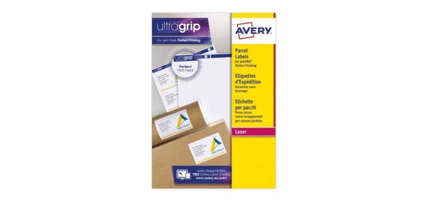 Etiquette expedition avery impression laser 99,1x139mm   coloris blanc pochette 60     unites