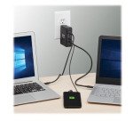 Eaton U280-W04-145C4G chargeur d'appareils mobiles Smartphone, Tablette, Ordinateur portable, Consoles portables, Haut-parleur portable Noir Secteur Intérieure