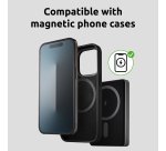 Intenso MW10000 Magnetic Power Bank 10000 mAh – MagSafe Compatible, 15W Wireless Charging, 20W USB-C PD, For iPhone & Android – Tested in Germany – Grey