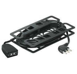 bticino 2528N prolunghe e multiple 5 m 1 presa(e) AC Interno Nero