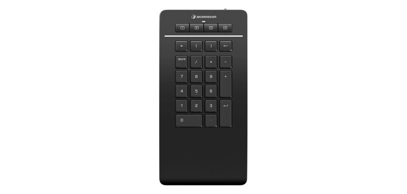 3Dconnexion Numpad Pro clavier numérique Bluetooth/USB/RF Wireless Noir