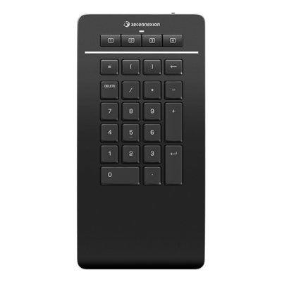 3Dconnexion Numpad Pro clavier numérique Bluetooth/USB/RF Wireless Noir