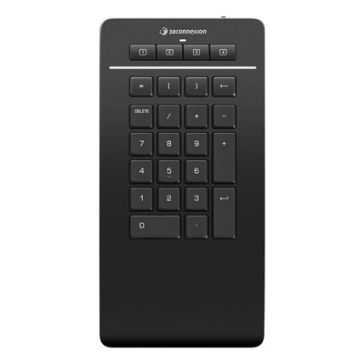 3Dconnexion Numpad Pro clavier numérique Bluetooth/USB/RF Wireless Noir