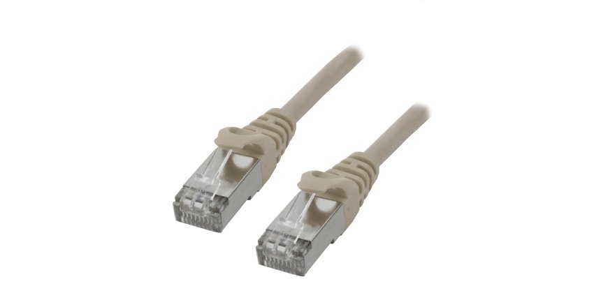 MCL FCC6ABM-1M câble de réseau Gris Cat6a F/UTP (FTP)