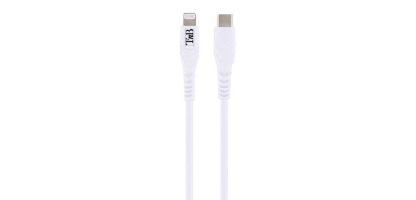 T'nB CBLTC01WH câble Lightning 1 m Blanc
