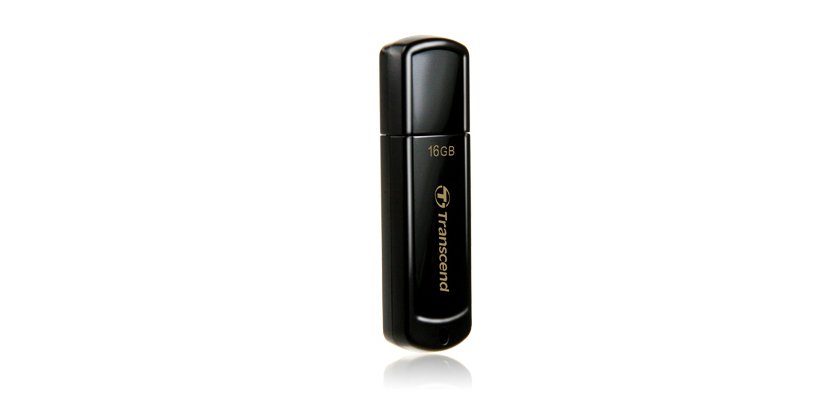 Transcend JetFlash 350 lecteur USB flash 16 Go USB Type-A 2.0 Noir