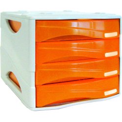 ARDA TR15P4PAR desk tray/organizer Grey, Orange