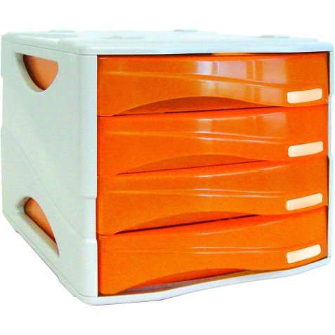 ARDA TR15P4PAR desk tray/organizer Grey, Orange