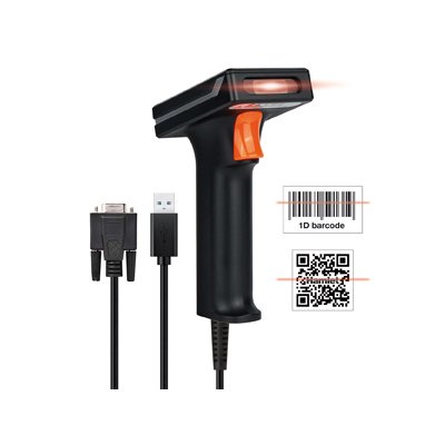 Hamlet HBCS2D120US lettore di codici a barre Lettore di codici a barre portatile 2D CMOS Nero