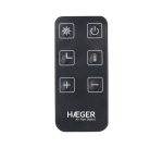 Haeger HE-20D.003A calefactor eléctrico Interior Negro 2000 W Convector