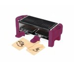 LITTLE BALANCE Raclette Multifonction Raclette 2 personnes prune