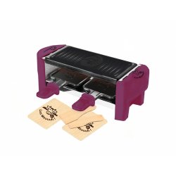 LITTLE BALANCE Raclette Multifonction Raclette 2 personnes prune