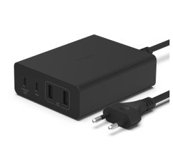 Belkin WCH010vfBK Portátil, Smartphone, Reloj inteligente, Tableta Negro Corriente alterna Carga rápida Interior