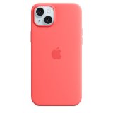 APPLE Coque iPhone Silicone MagSafe iPhone15 Plus - Corail