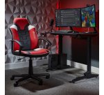 X Rocker 5120101 Siège pour jeu vidéo Fauteuil de gaming Chaise avec assise rembourrée Noir, Rouge, Blanc