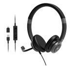 Port Designs 912001 casque Avec fil Arceau Bureau/Centre d'appels USB Type-C / USB Type-A Noir