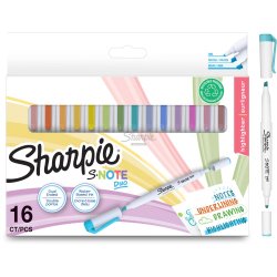 Marqueur créatif S-NOTE DUO, carte blister de 16