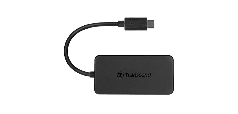 Transcend HUB2C USB 3.2 Gen 1 (3.1 Gen 1) Type-C Nero