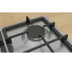 BOSCH Plaque gaz PGP6B5K90, Série 4, Inox, Thermocouple