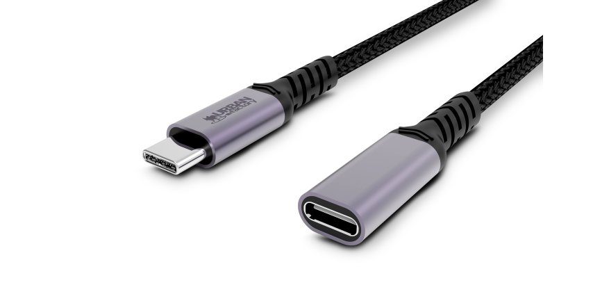 Urban Factory TCE01UF câble USB USB 3.2 Gen 1 (3.1 Gen 1) 1 m USB C Blanc