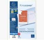 Protège-documents en polypropylène rigide Kreacover® 20 vues - A4 - Blanc