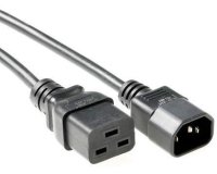 Microconnect PE0191420 cable de transmisión Negro 2 m C19 acoplador C14 acoplador
