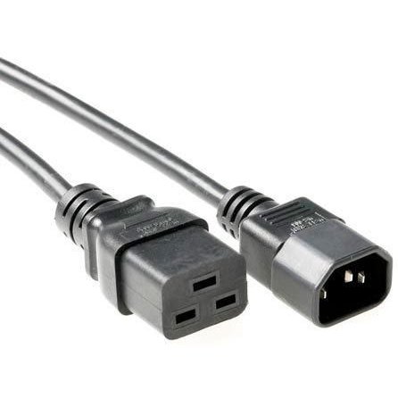 Microconnect PE0191420 cable de transmisión Negro 2 m C19 acoplador C14 acoplador