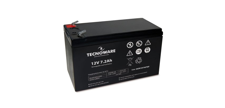 Tecnoware EACPE12V7A2TWP batteria UPS Polimero 12 V 7,2 Ah