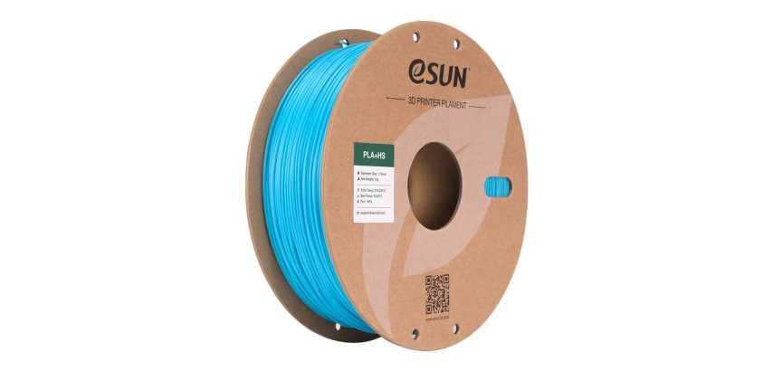 eSUN PLA+HS Polymelkzuur-plus (PLA+) Lichtblauw 1 kg