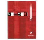 Cahier Dessin piqué 17x22cm 32 pages uni Rouge - Rouge