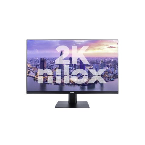 Nilox Monitor Desktop - Monitor 27", 2K, IPS, 100Hz, 2 HDMI, 1 DP, 1ms, Multimedia