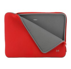 Funda para portátil Mobilis 049019 35,6 cm (14")  Rojo