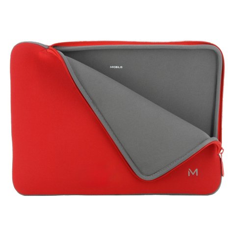 Funda para portátil Mobilis 049019 35,6 cm (14")  Rojo