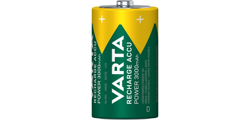 Varta 56720 101 412 batteria per uso domestico Batteria ricaricabile D Nichel-Metallo Idruro (NiMH)