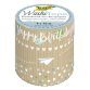 Ruban adhesif decoratif washi tape papier kraft ii happy    birthday longueur 10m pack 4  rouleaux 3x15mm + 1x5mm
