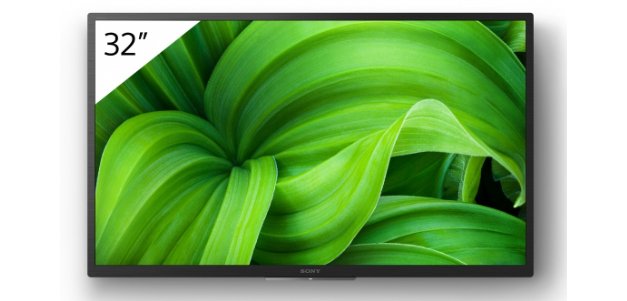 Sony FWD-32W8001 Écran d'affichage dynamique Écran plat de signalisation numérique 81,3 cm (32") LED Wifi 380 cd/m² WXGA Noir Intégré dans le processeur Android 10
