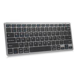 Hamlet XKK400CWB-IT tastiera Casa RF senza fili + Bluetooth QWERTY Italiano Nero