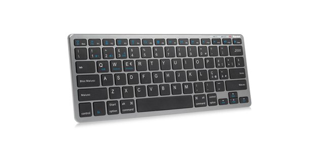 Hamlet XKK400CWB-IT keyboard Home RF Wireless + Bluetooth QWERTY Italian Black