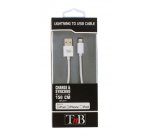 T'nB CIIPLIGHT1 câble Lightning 1 m Blanc